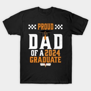 Proud Dad of a Class of 2024 Graduate Senior 2024 Graduation T-Shirt